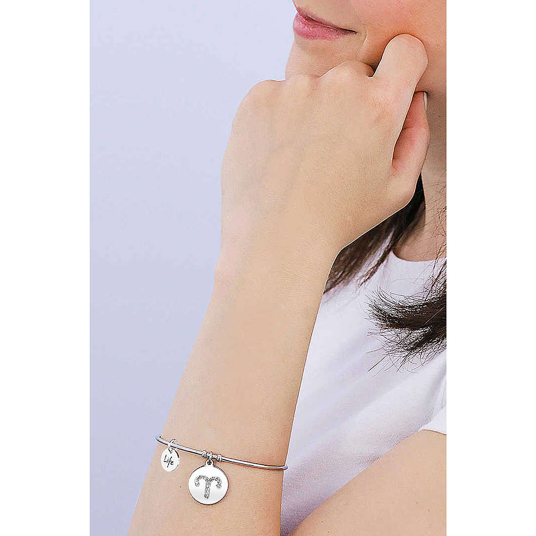Kidult bracelets Symbols woman 231579 wearing