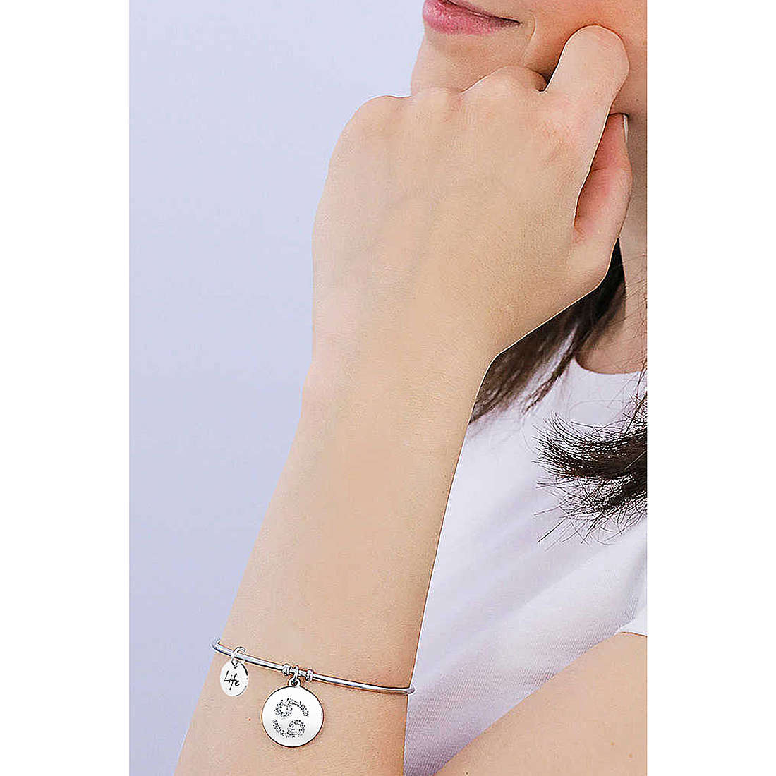 Kidult bracelets Symbols woman 231582 wearing