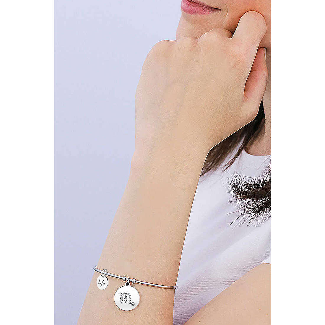 Kidult bracelets Symbols woman 231586 wearing
