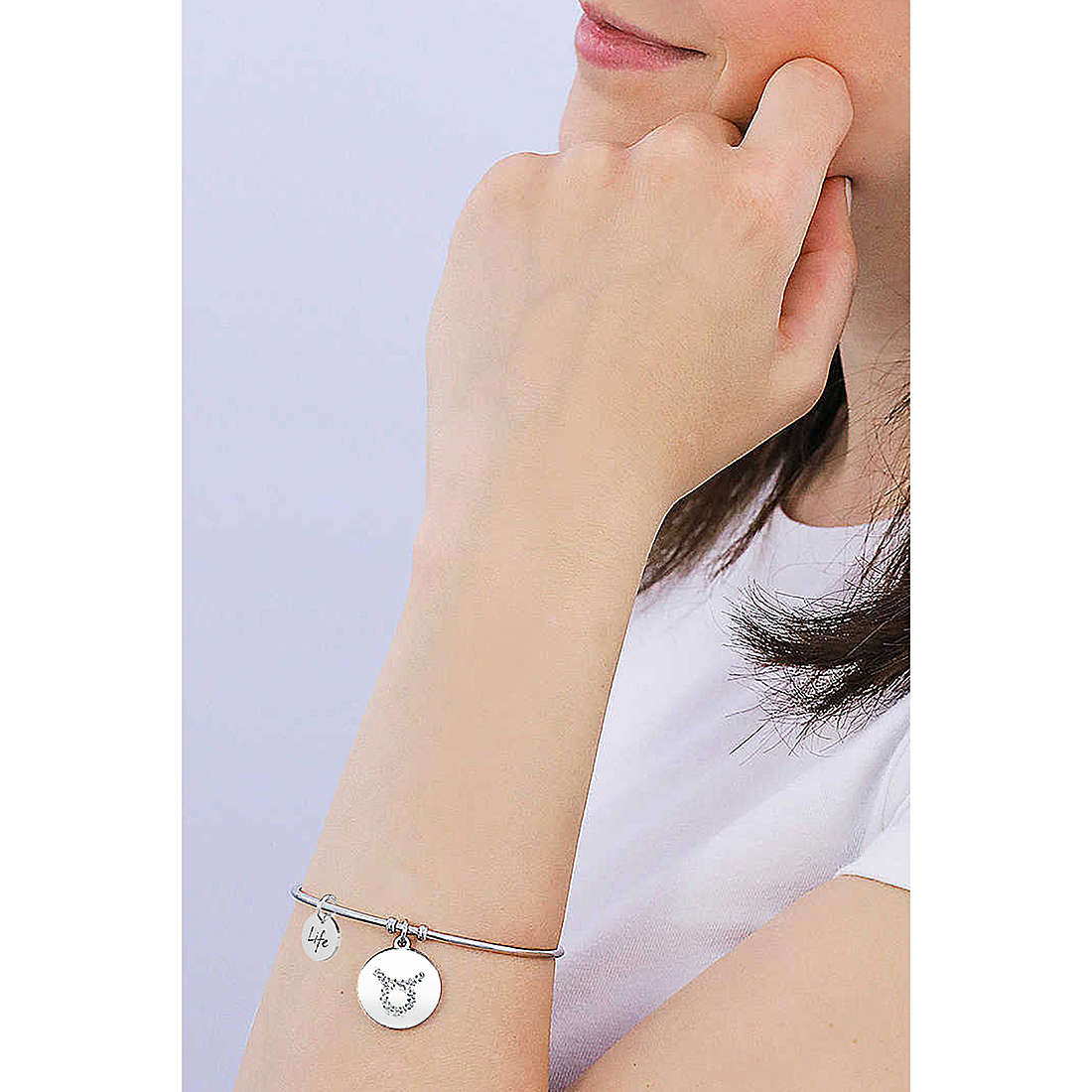 Kidult bracelets Symbols woman 231580 wearing