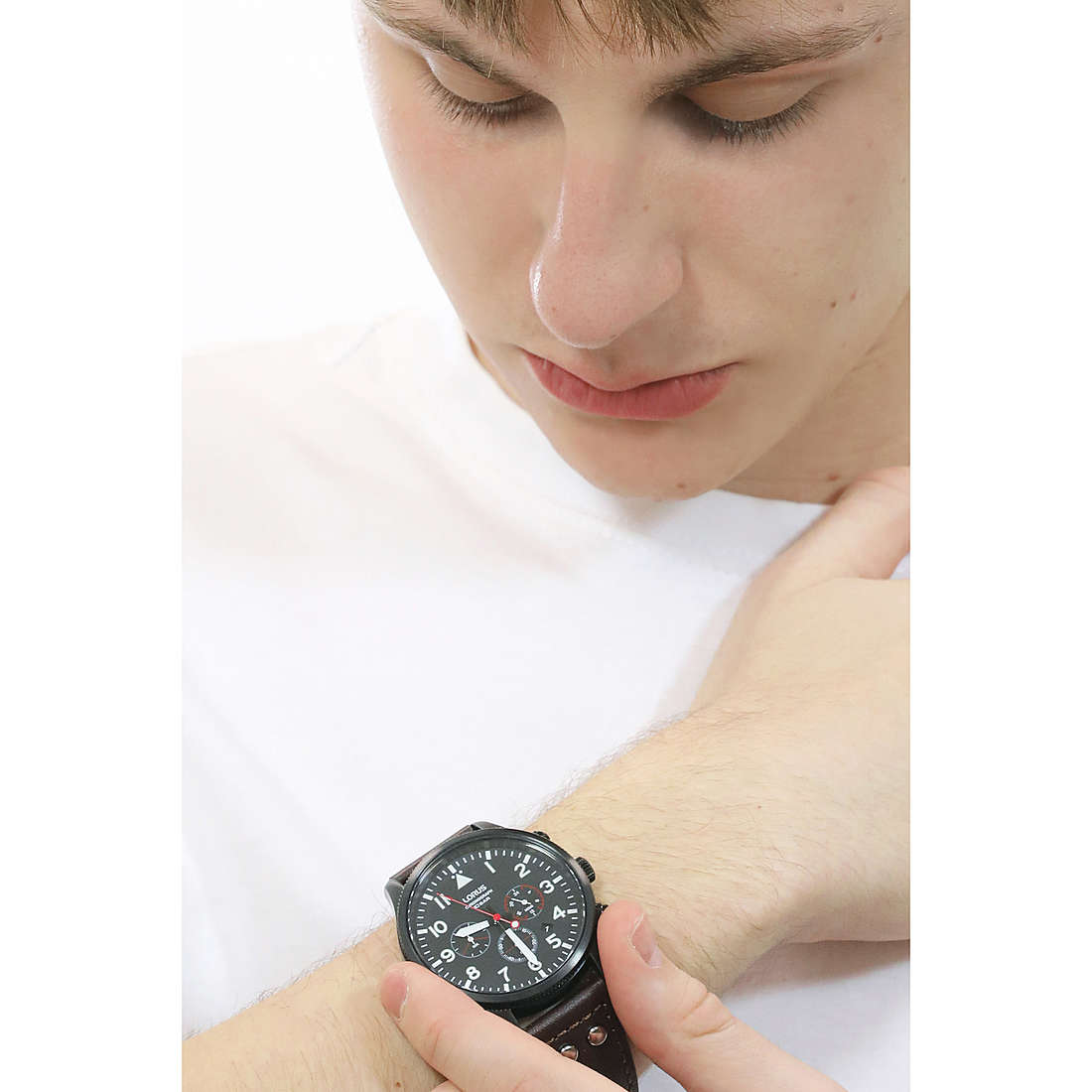 chronographs watches Steel Black mod. | Sport GioiaPura man dial RT367JX9 Watches