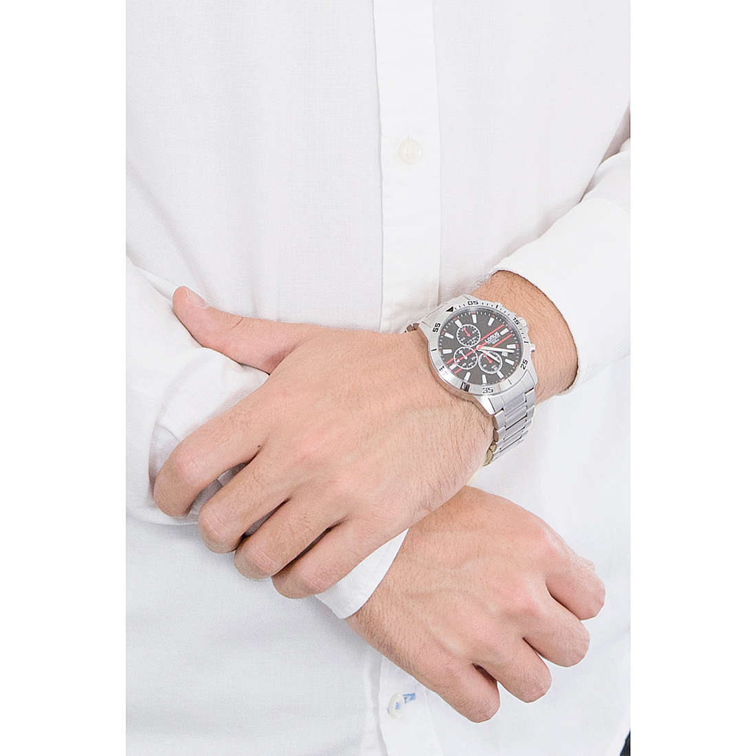 Lorus chronographs Sports man RM307FX9 wearing