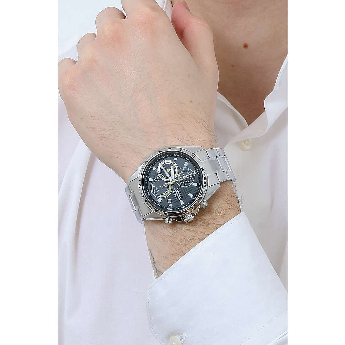 chronographs watches Steel Black dial Sports RM351HX9 man mod. GioiaPura Watches 