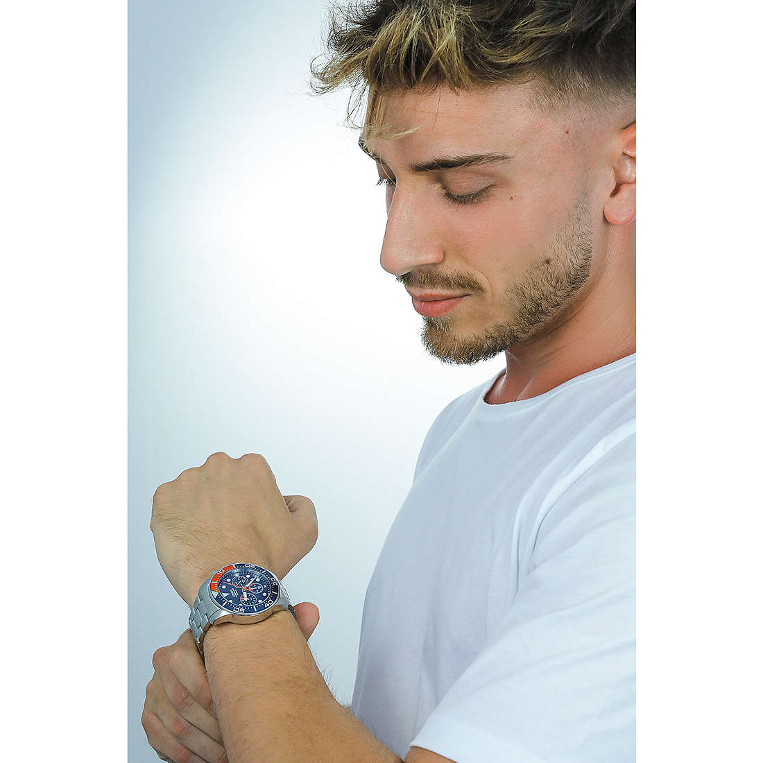 dial RT345JX9 Steel mod. GioiaPura Sport | man watches chronographs Blue Watches
