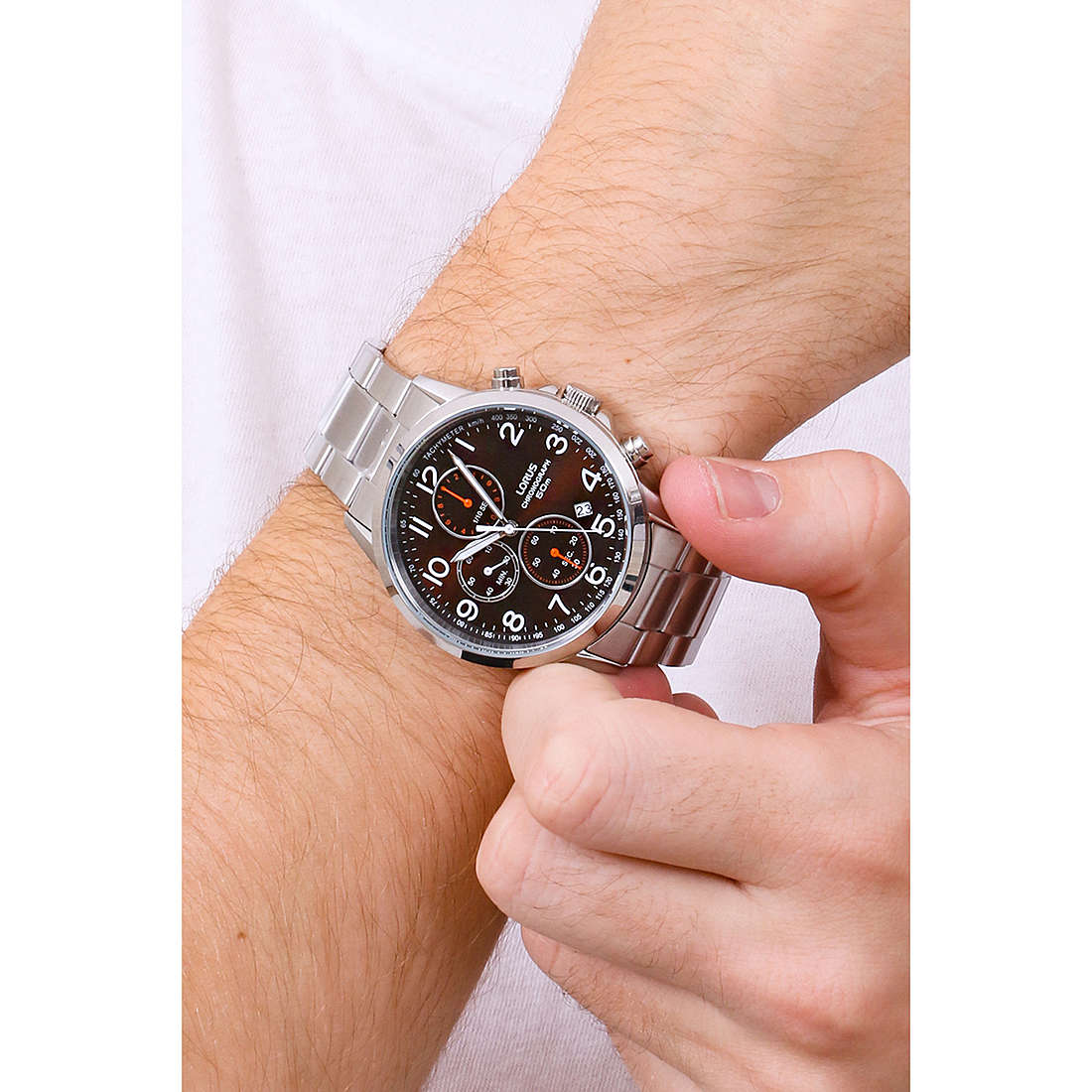 Lorus chronographs Sport man RM371EX9 wearing