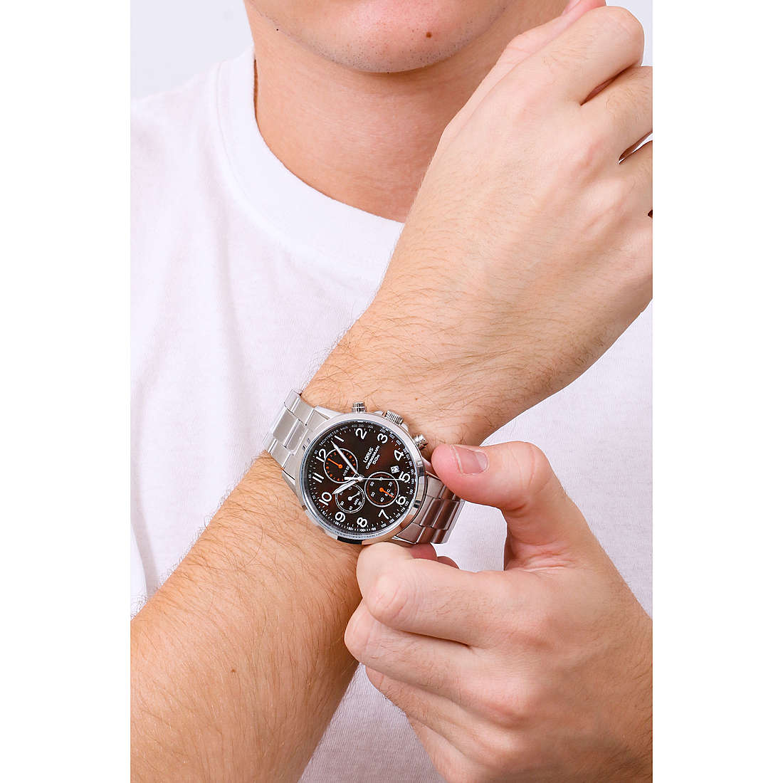 Lorus chronographs Sport man RM371EX9 wearing