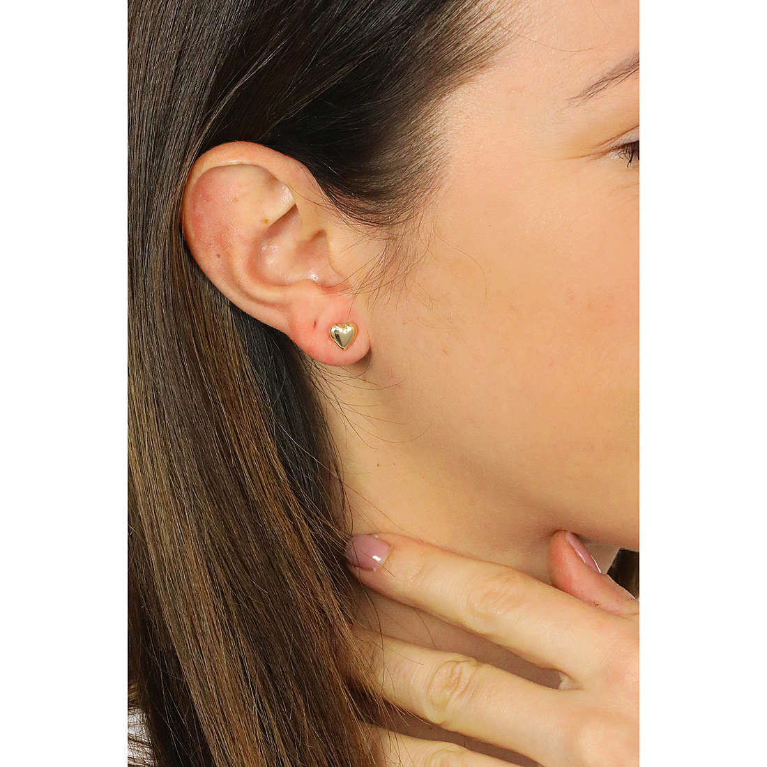 GioiaPura earrings Oro 375 child GP9-S171794 wearing