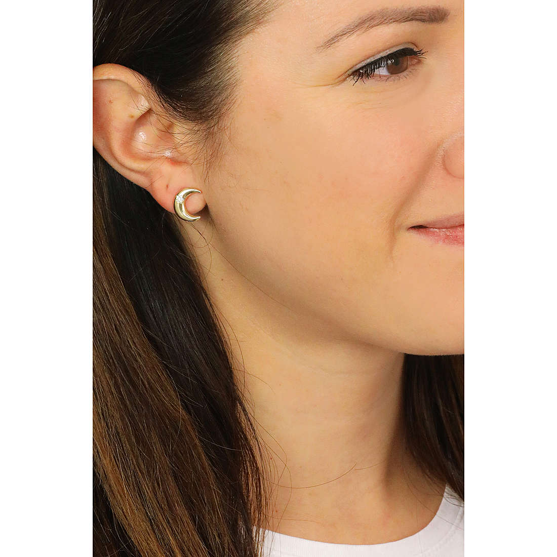 GioiaPura earrings Oro 375 child GP9-S254198 wearing