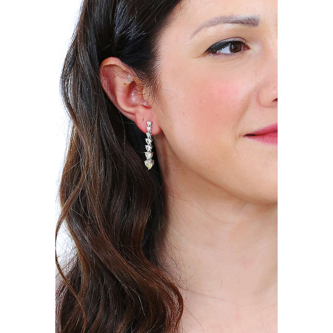 Comete earrings Farfalle woman ORA 194 wearing