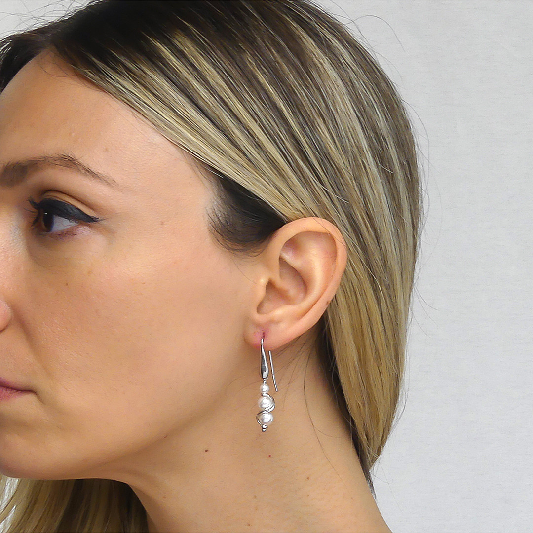 Boccadamo earrings Perle woman OR790 wearing