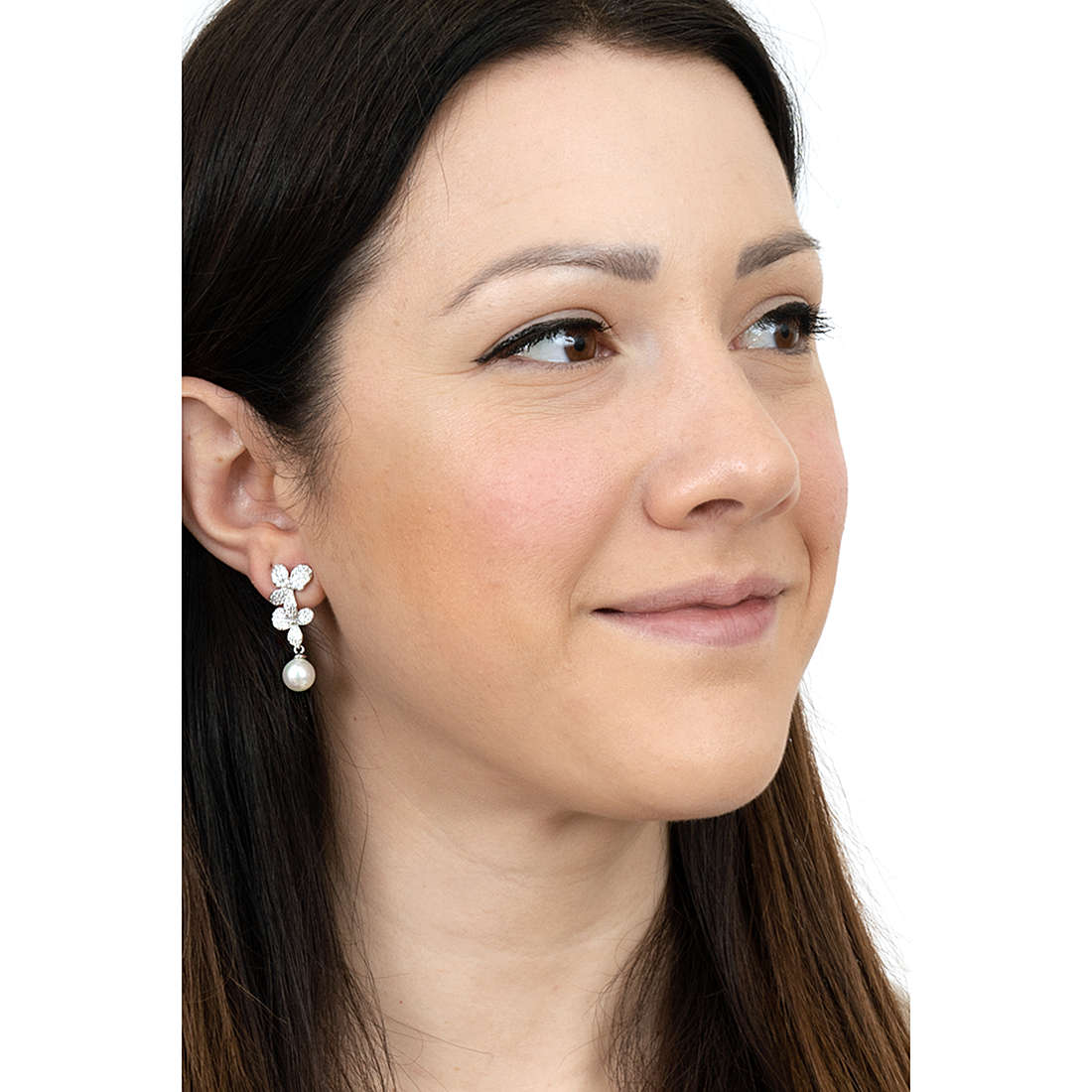 Sovrani earrings Luce woman J6285 wearing
