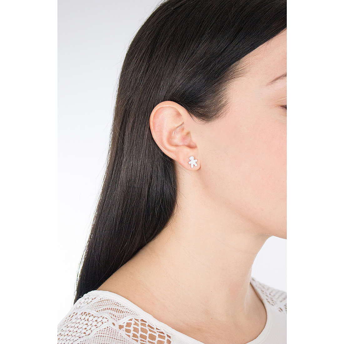 Bliss earrings Simboli woman 20073538 wearing