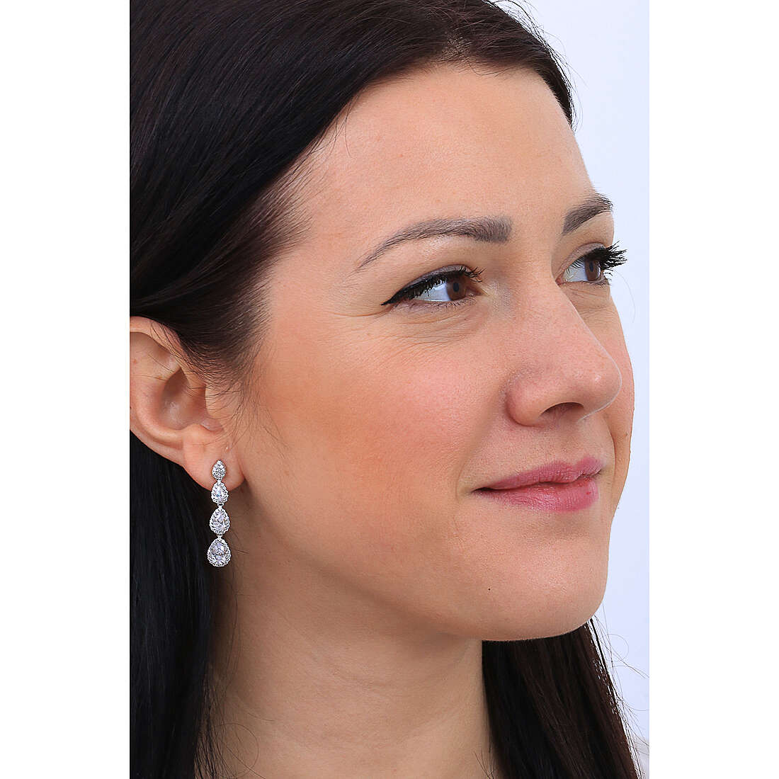 Sovrani earrings Luce woman J7132 wearing