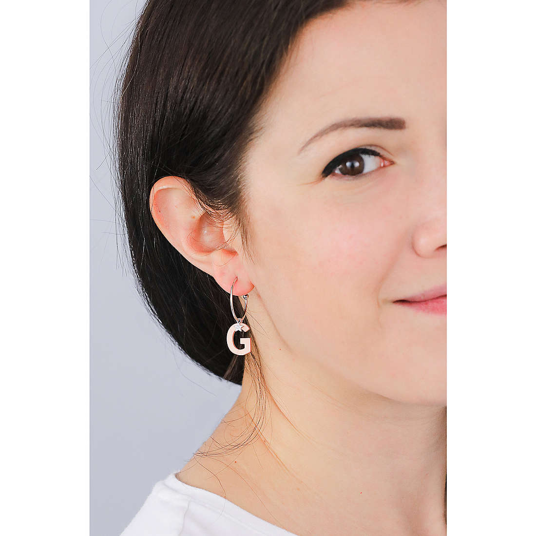 Comete earrings Stella woman ORA 154 wearing