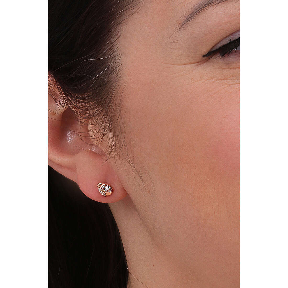 Rosato earrings Storie woman RZO016 wearing