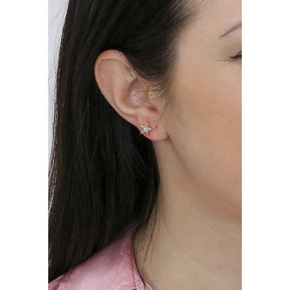Rosato earrings Storie woman RZO026 wearing