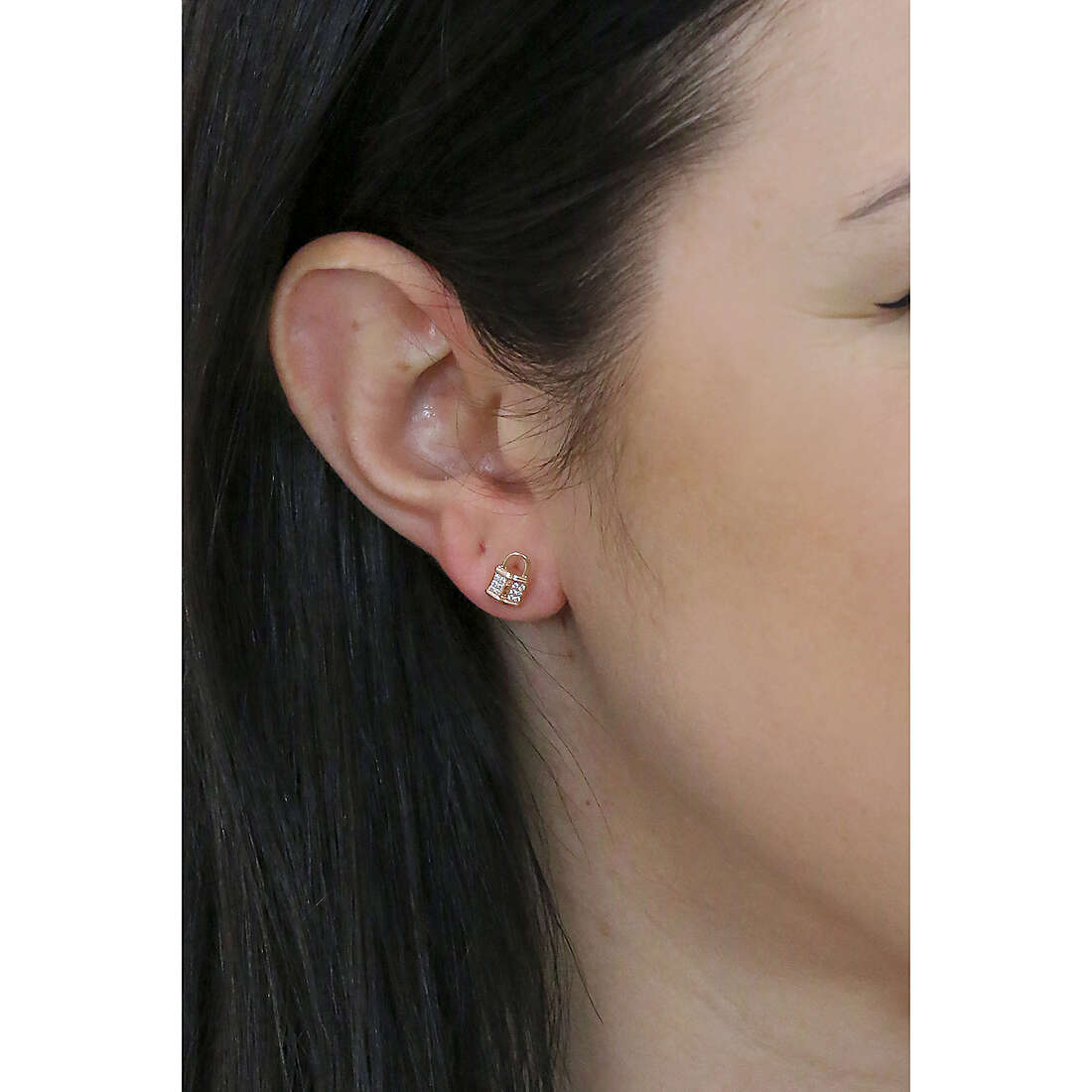 Rosato earrings Storie woman RZO027 wearing