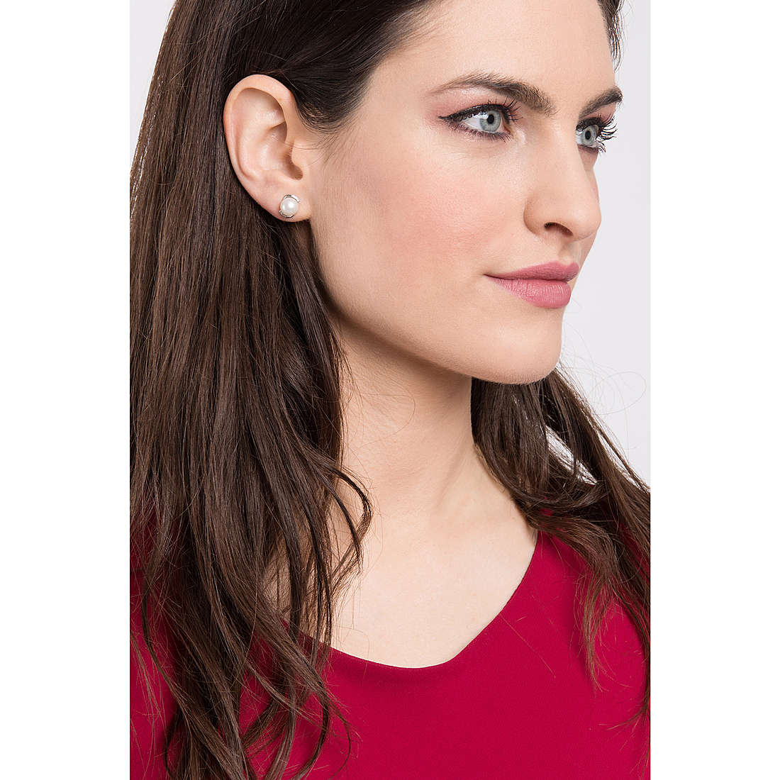 Comete earrings Fantasia di Perle woman ORP 679 wearing