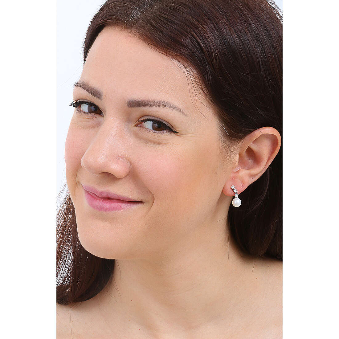 Comete earrings Perle D'Amore woman ORP 740 wearing