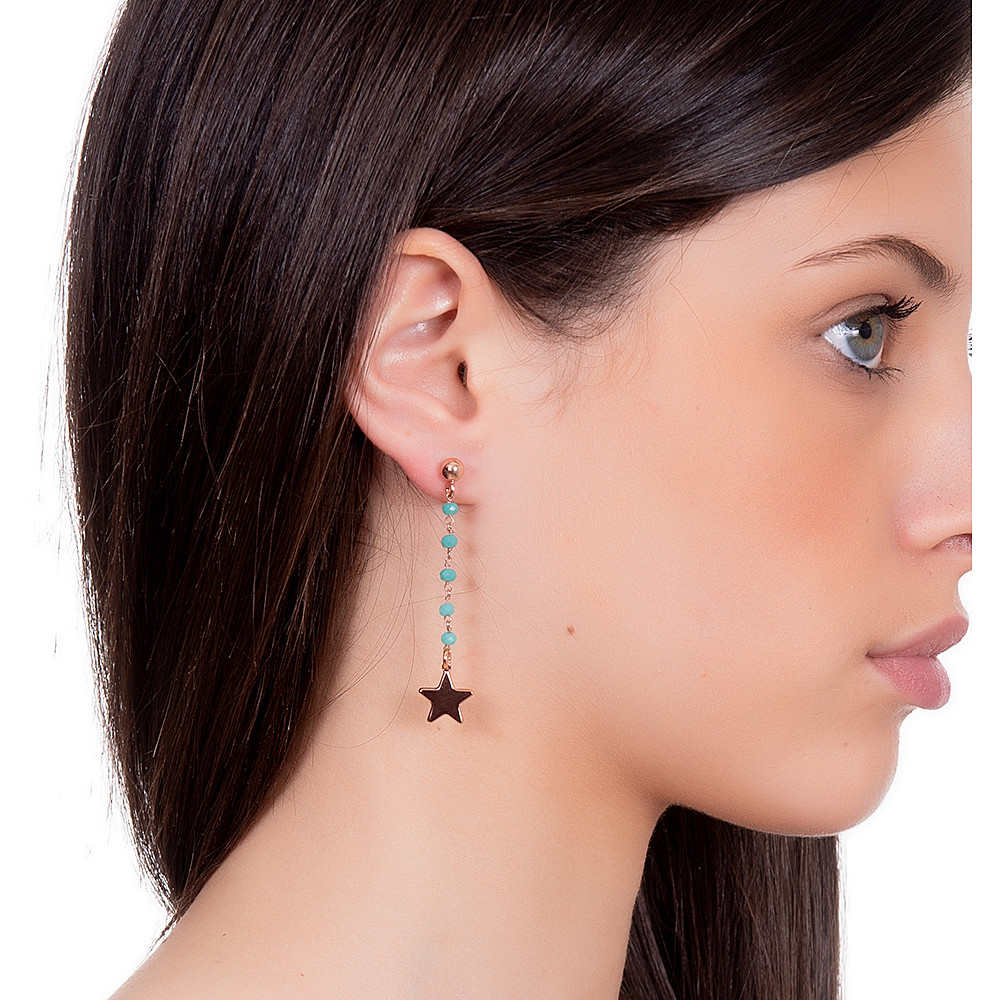 Boccadamo earrings Inkanto woman IK/OR04 wearing