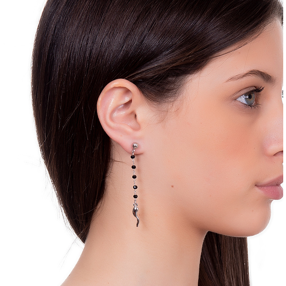Boccadamo earrings Inkanto woman IK/OR21 wearing