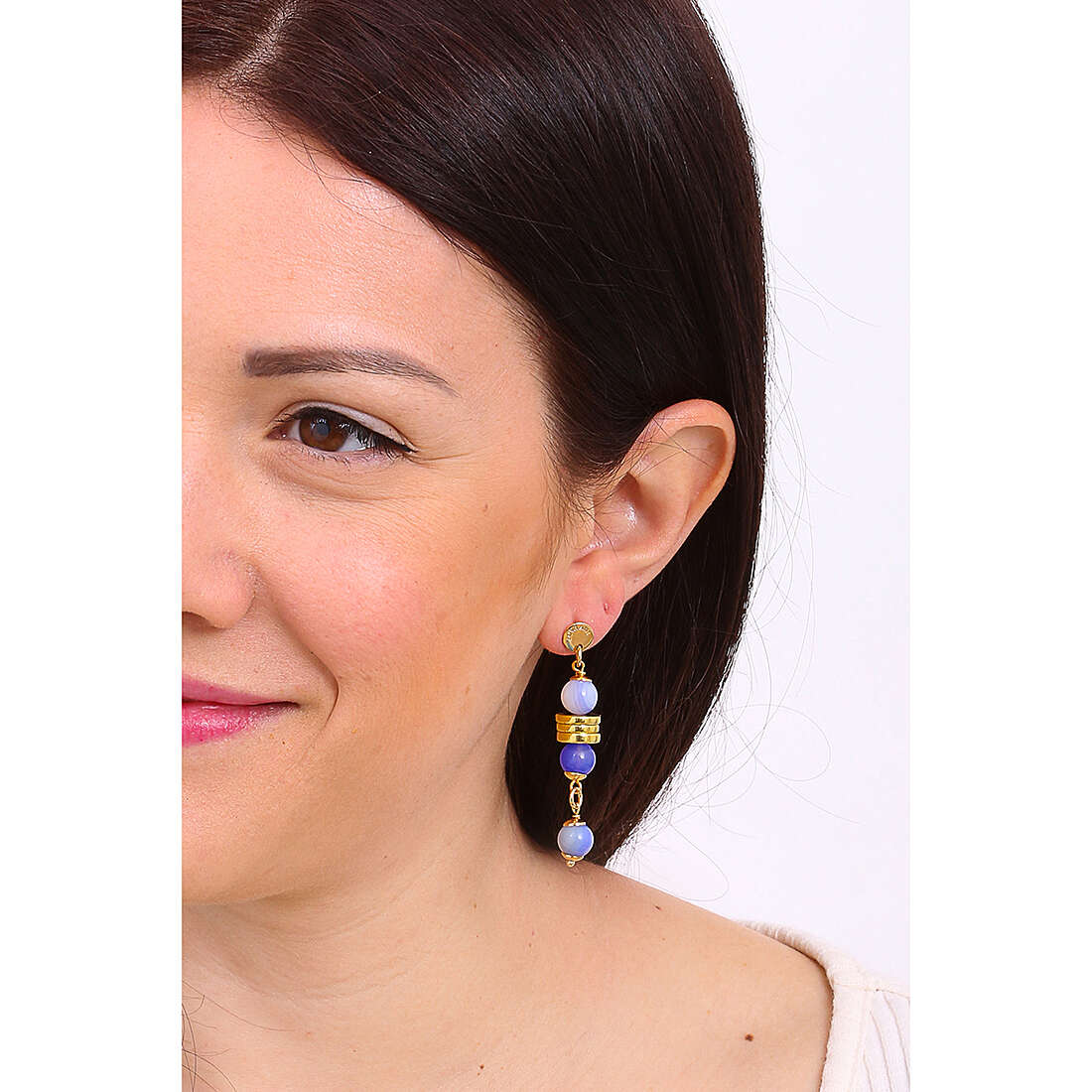 Sovrani earrings Cristal Magique woman J7760 wearing