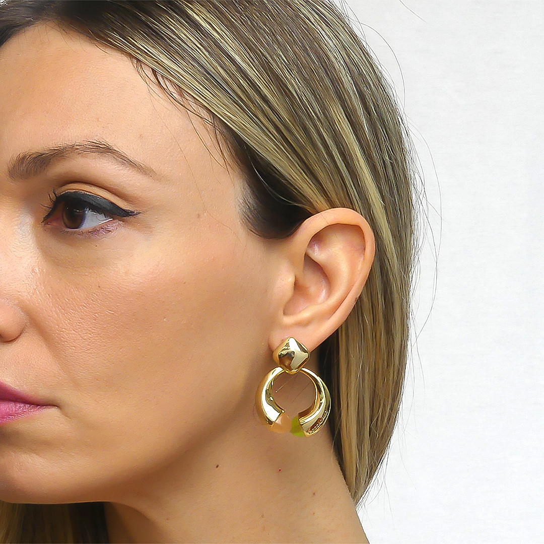 Boccadamo earrings Caleida woman KOR024DV wearing