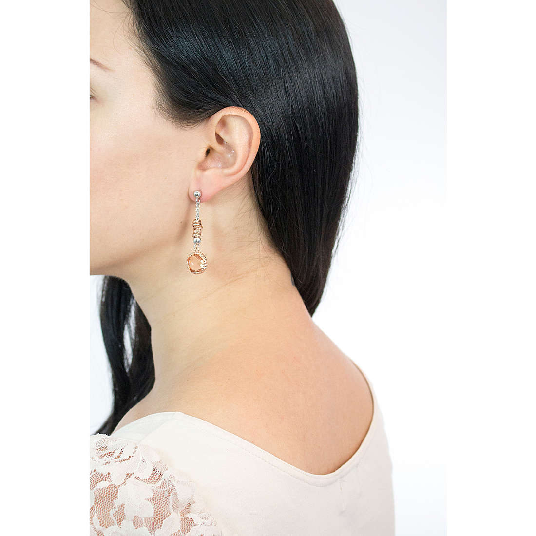 Boccadamo earrings Passioni woman XOR290PRS wearing