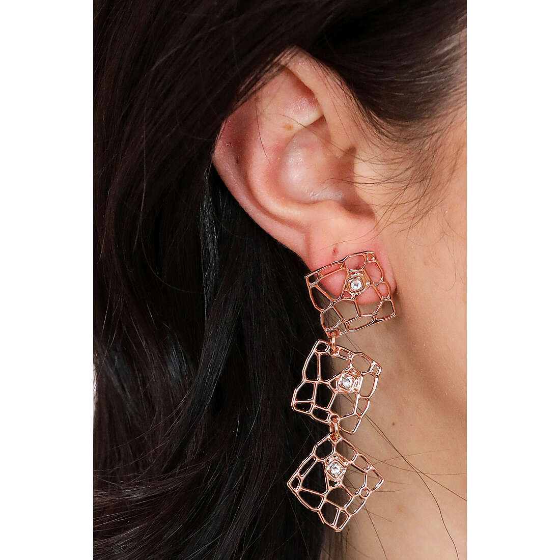 Boccadamo earrings Krisma woman XOR453RS wearing