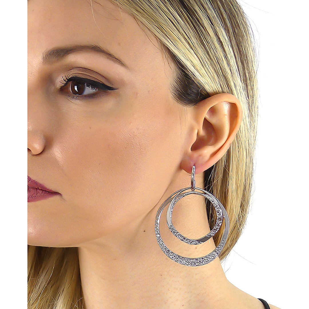 Boccadamo earrings Magic Circle woman XOR564 wearing