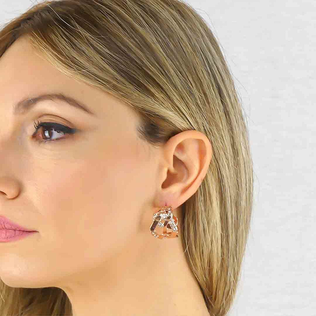 Boccadamo earrings Magic Chain woman XOR630RS wearing