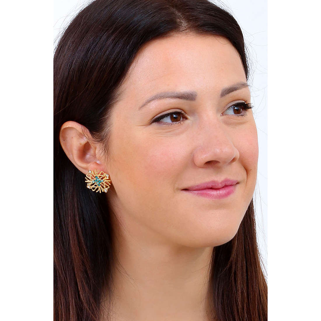 Boccadamo earrings Stella Maris woman XOR496D wearing
