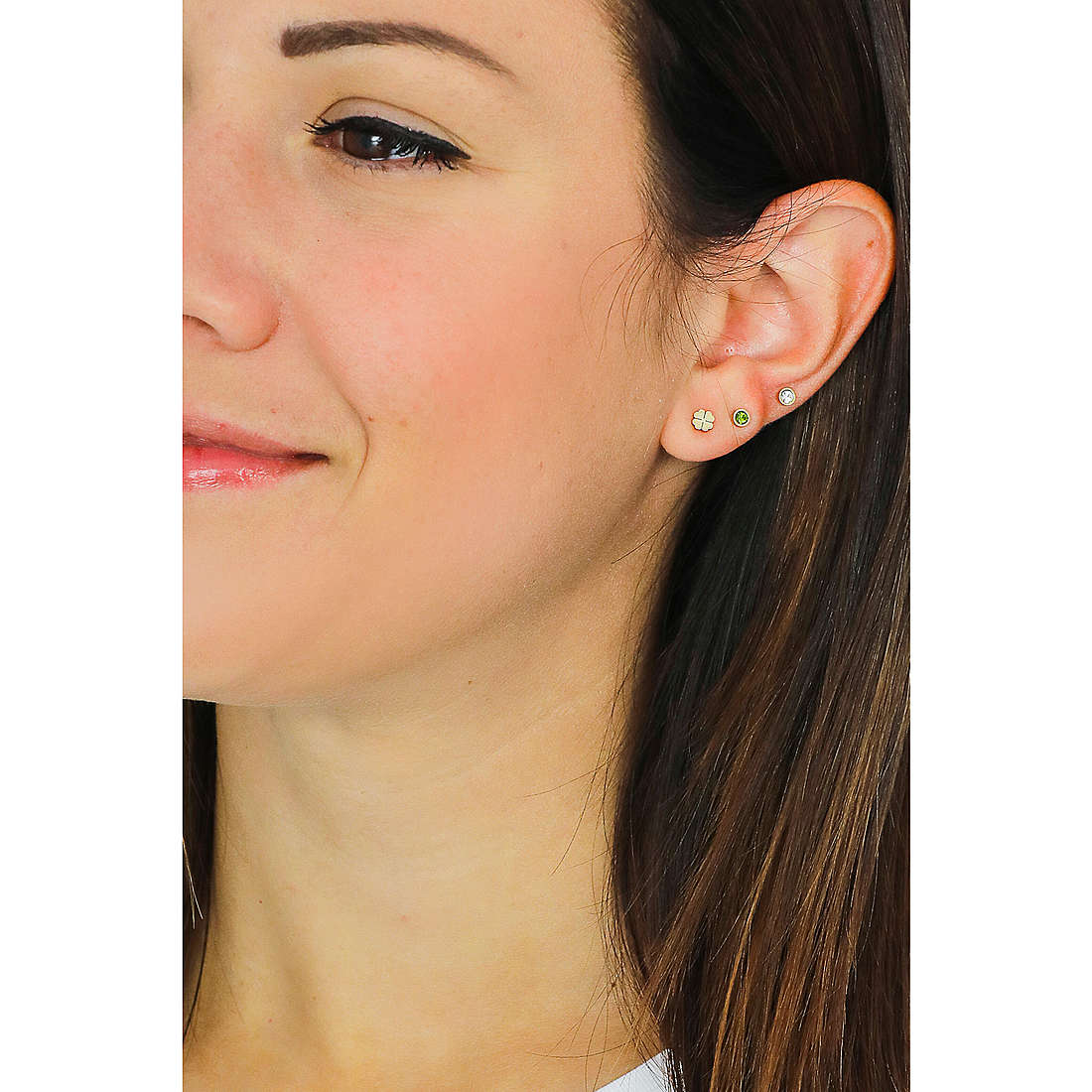 Sagapò earrings Click woman SCK168 photo wearing