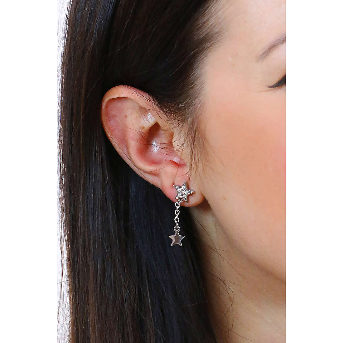 2Jewels earrings Shine woman 261271 wearing