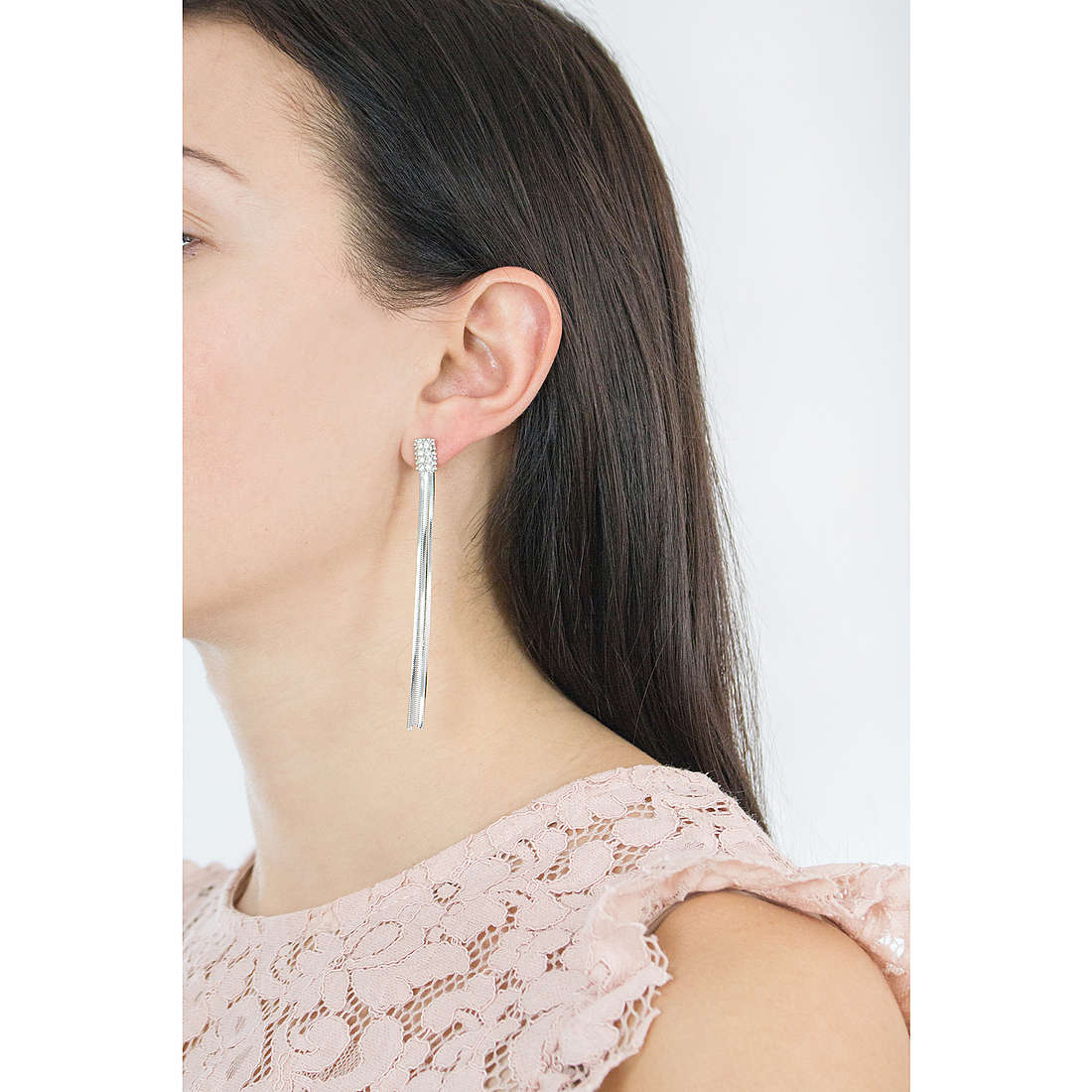 Ottaviani earrings woman 500173O wearing