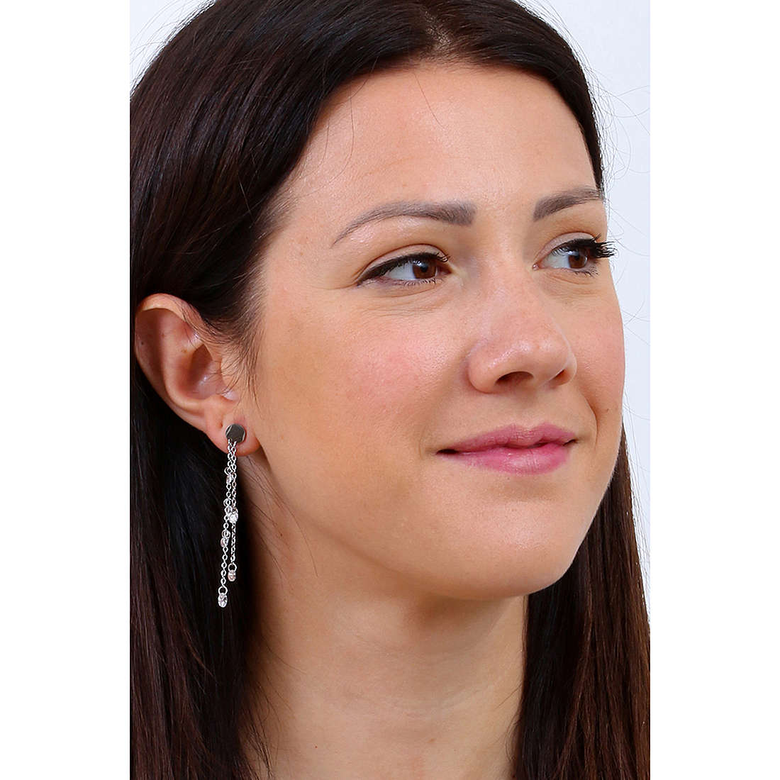 Luca Barra earrings woman OK1130 wearing
