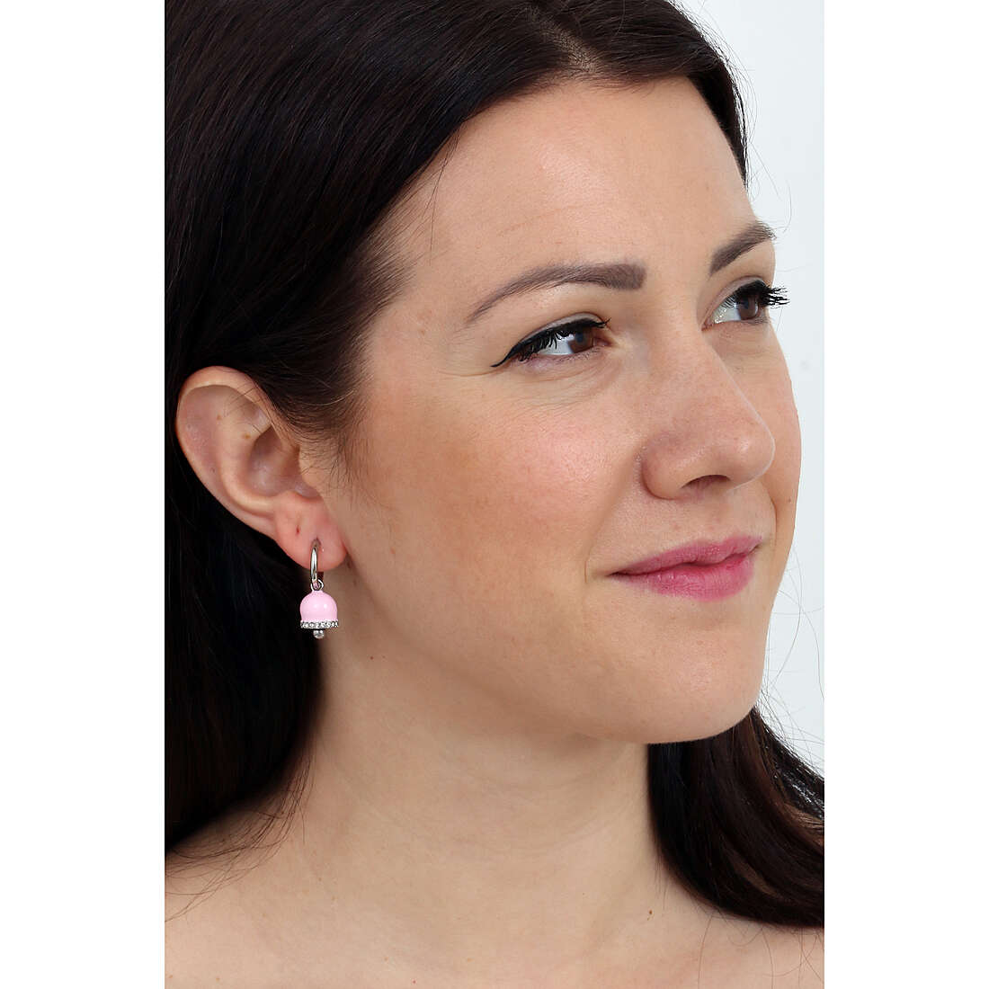 Luca Barra earrings woman OK1258 wearing