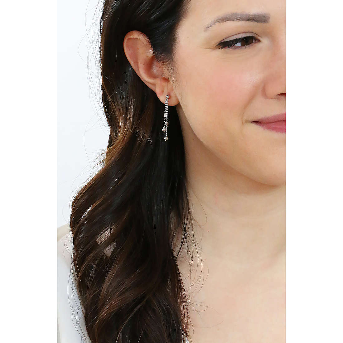 GioiaPura earrings Oro 750 woman GP-S172422 photo wearing