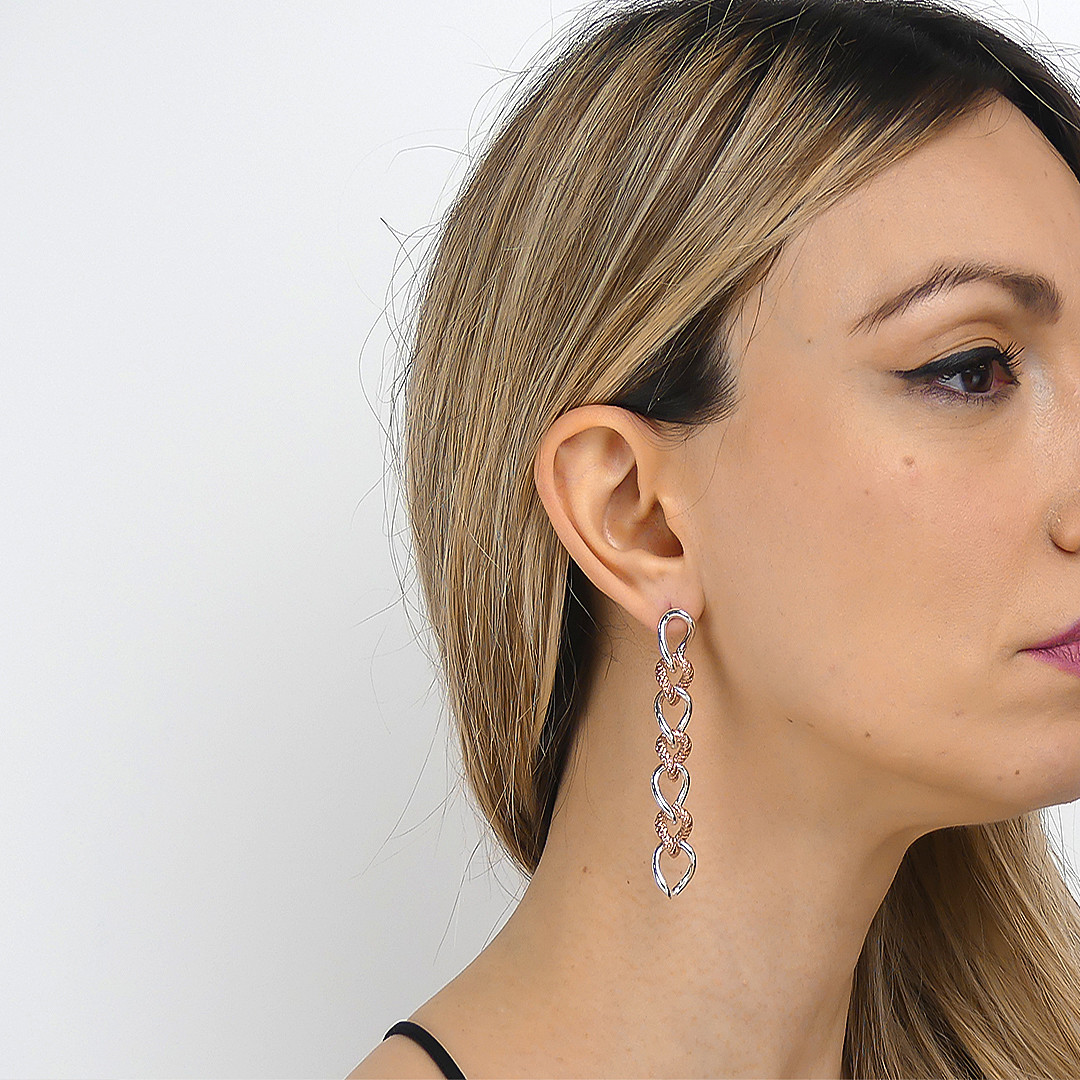 Boccadamo earrings Mychain woman XOR657 wearing