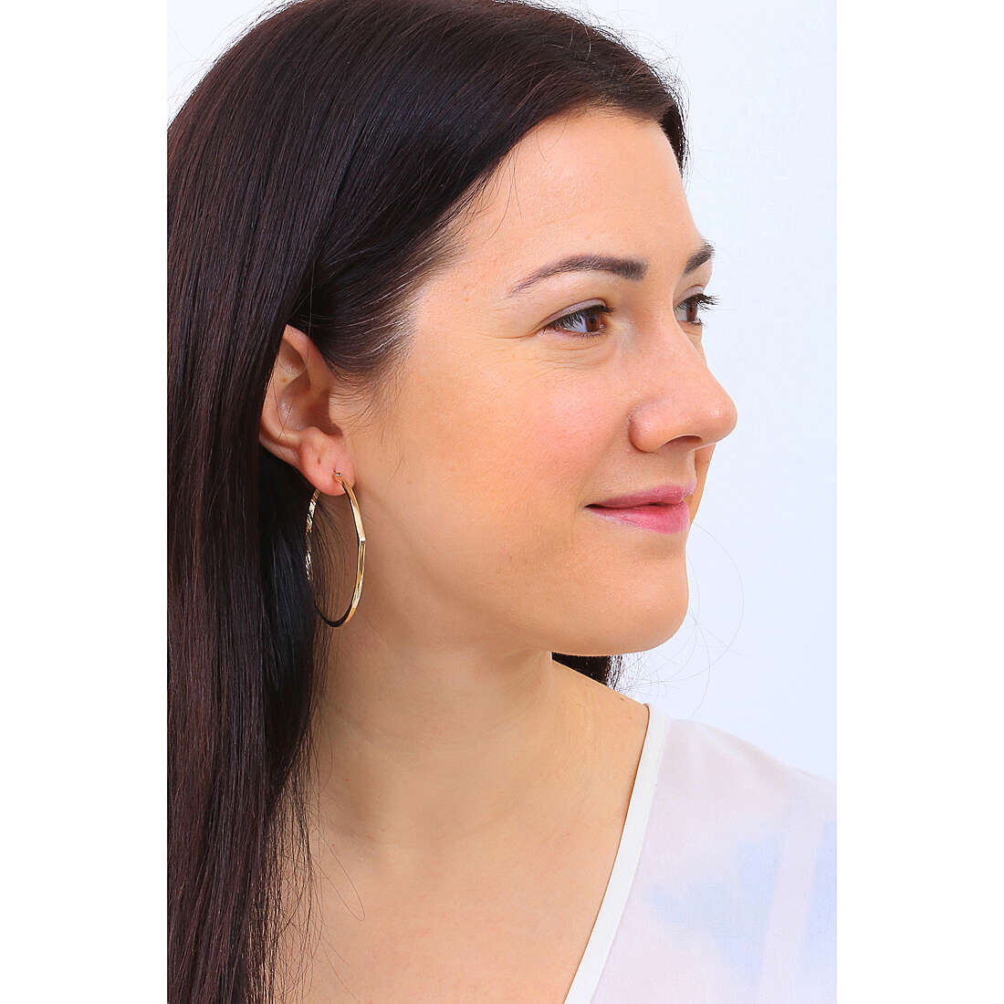 Breil earrings Magnetica System woman TJ3201 wearing