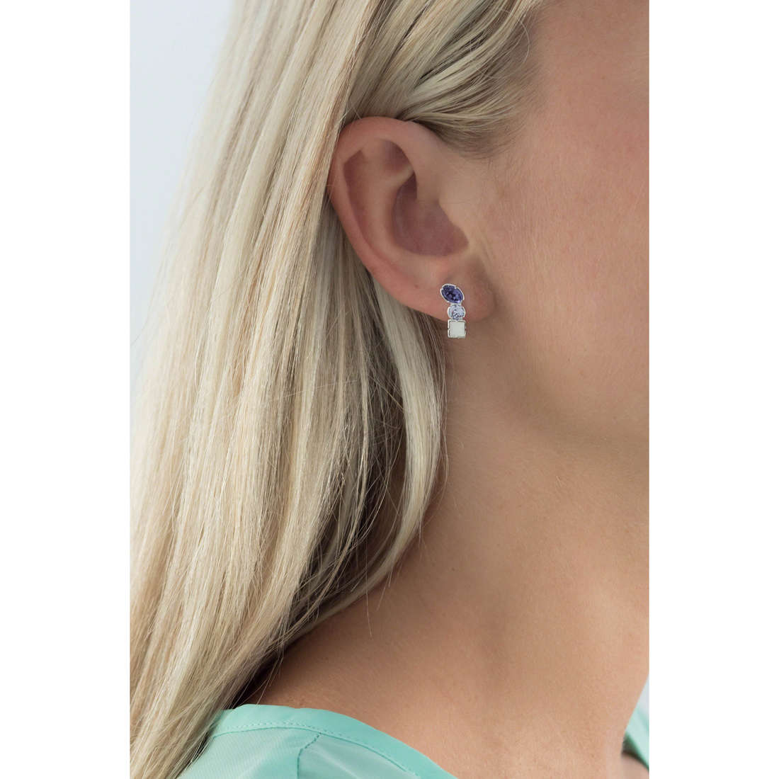 Brosway earrings COLORI woman G9CL24 wearing
