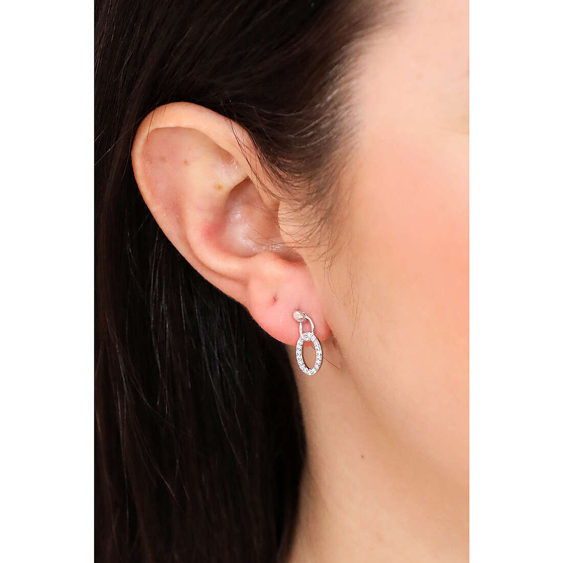 GioiaPura earrings woman DV-24347020 wearing