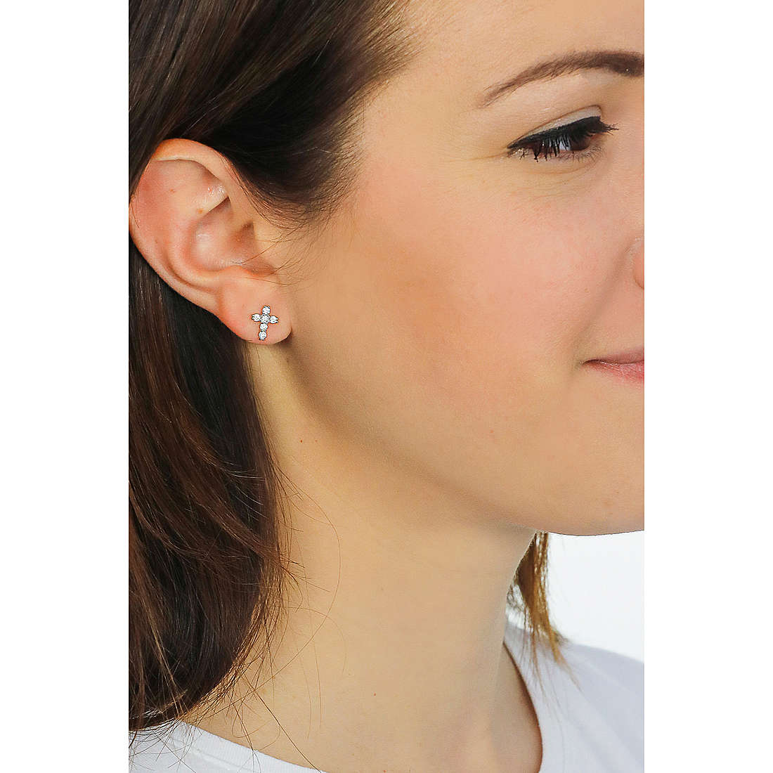 GioiaPura earrings woman DV-24606547 wearing