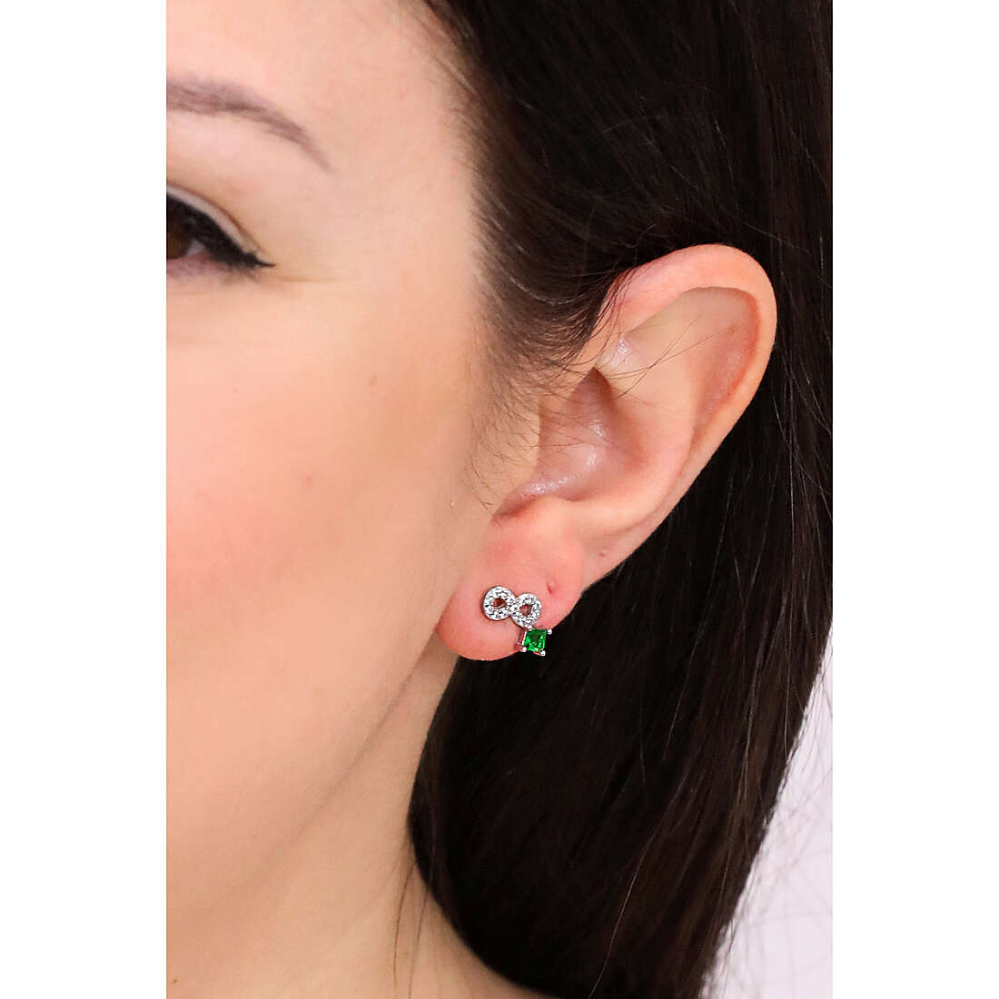 GioiaPura earrings woman DV-24713108 wearing