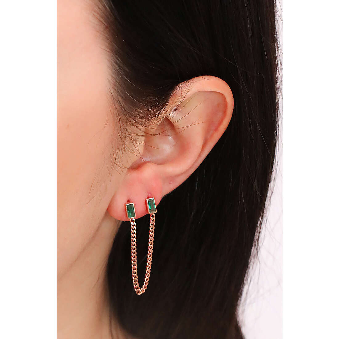 GioiaPura earrings woman DV-24788601 photo wearing