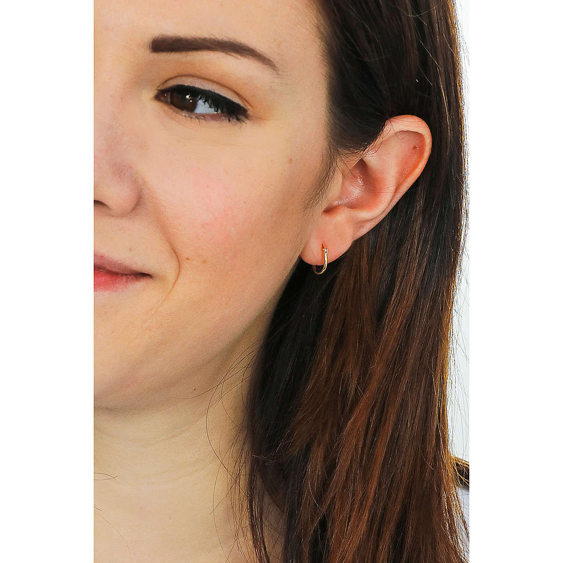 GioiaPura earrings Fili d'argento woman GYOARW0537-0.8 wearing