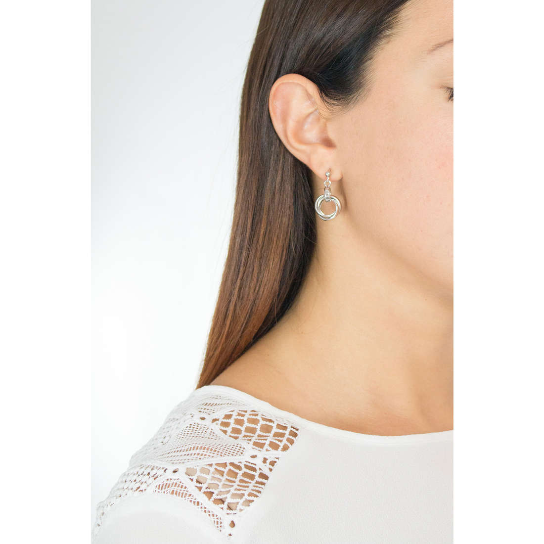 GioiaPura earrings woman GYOARW0141-S wearing