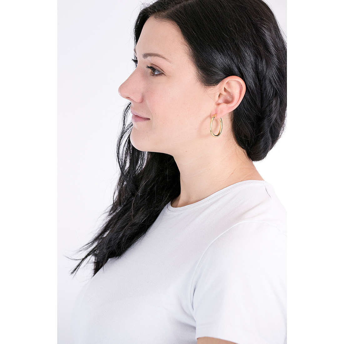 GioiaPura earrings woman GYOARW0313-2.5 wearing