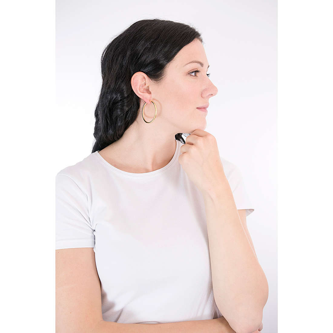 GioiaPura earrings woman GYOARW0313-4 wearing