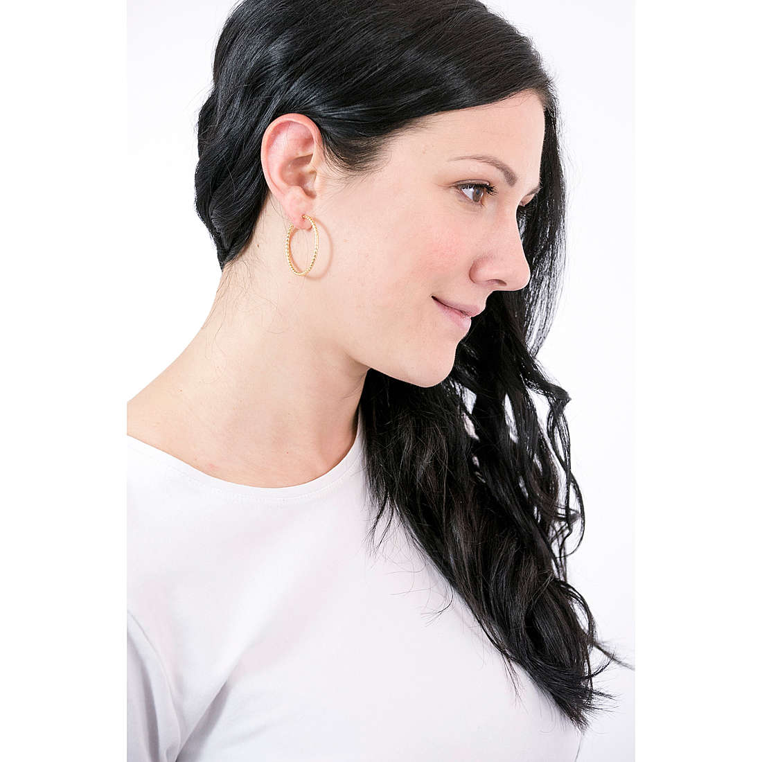 GioiaPura earrings woman GYOARW0317-3 wearing